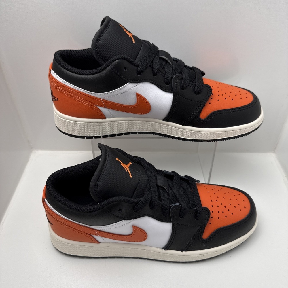 Nike Air Jordan 1 Low Shattered Backboard GS Youth Size 5 Black/White